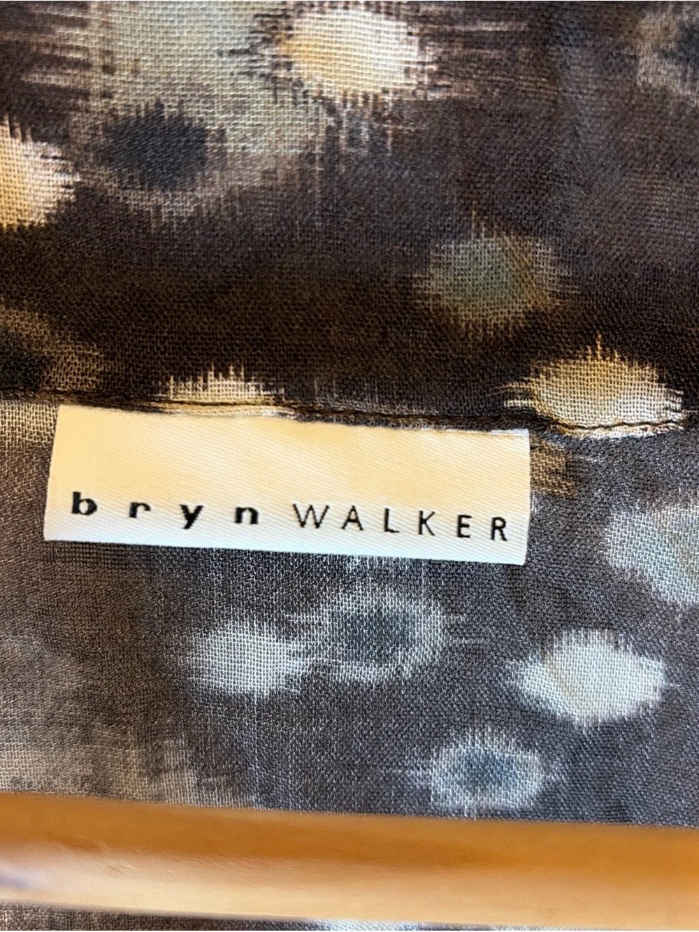 Brynn Walker Viscose Wool  Lightweight Open Cardigan Lagenlook USA Waterfall Med